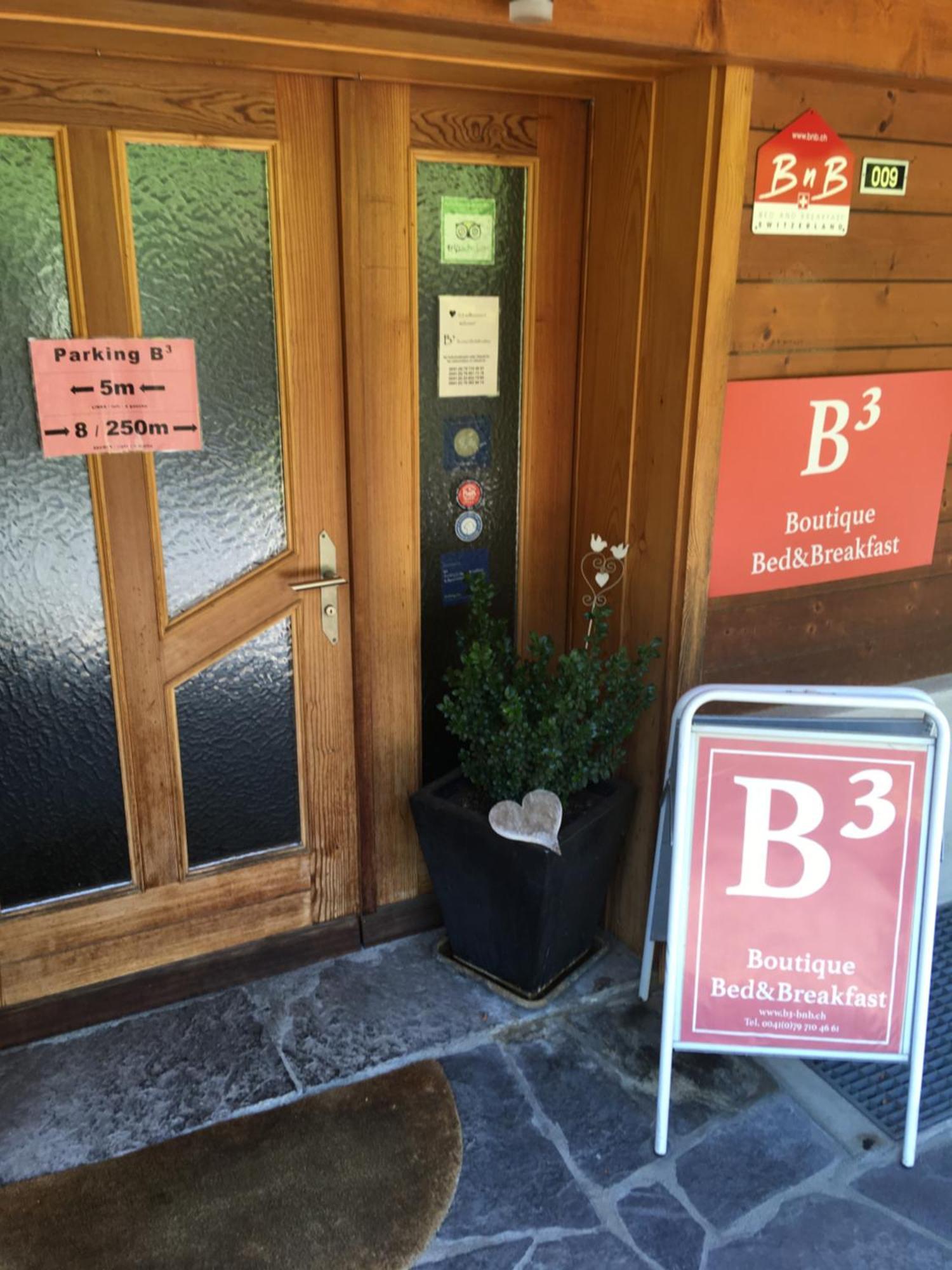 B3 Boutique-Bed&Breakfast Gsteigwiler Exteriör bild